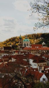 Prague's nature and rooftops